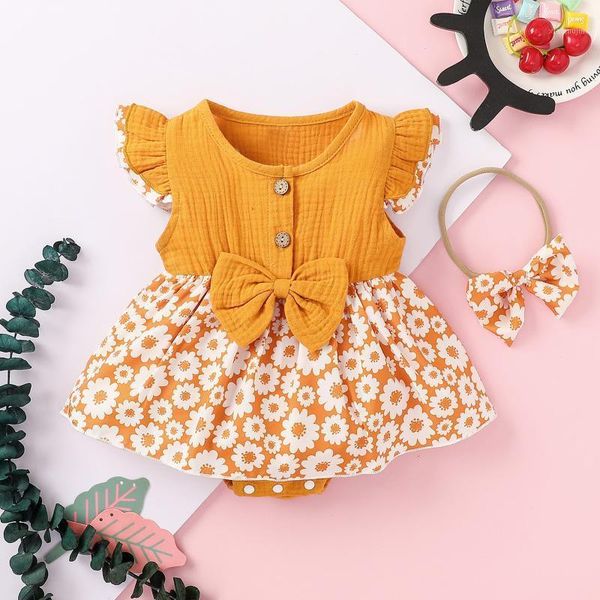 baby clothing sets born infant girls summer cotton linen bow floral romper dress bodysuit in stock, White
baby clothing sets born infant girls summer cotton linen bow floral romper dress bodysuit in stock, White