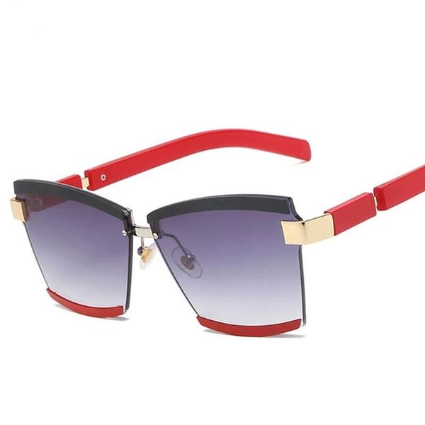 sunglasses arrival rimless luxury square men women fashion shades uv400 vintage glasses, White;black
sunglasses arrival rimless luxury square men women fashion shades uv400 vintage glasses, White;black