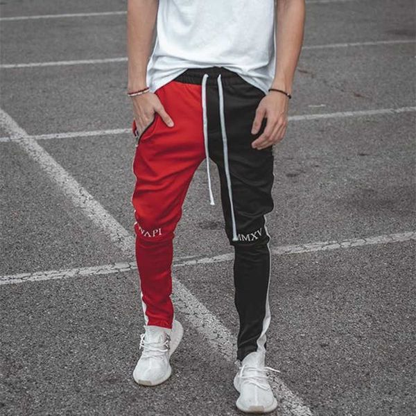 muscle new men's outdoor leisure hip hop pants cotton splicing elastic slim brothers fitness pants trousers sportswear, Black
muscle new men's outdoor leisure hip hop pants cotton splicing elastic slim brothers fitness pants trousers sportswear, Black