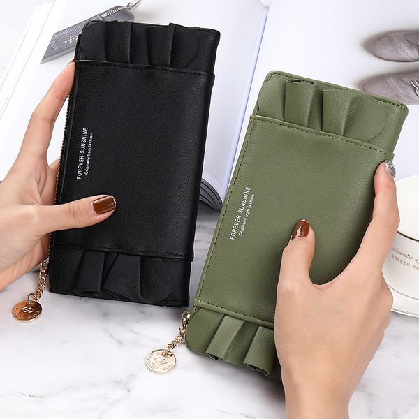 wholesale factory womens leathers wallets simple zipper fashion long wallet folding cute tassel women short purse sweet little fresh solid c, Red;black
wholesale factory womens leathers wallets simple zipper fashion long wallet folding cute tassel women short purse sweet little fresh solid c, Red;black