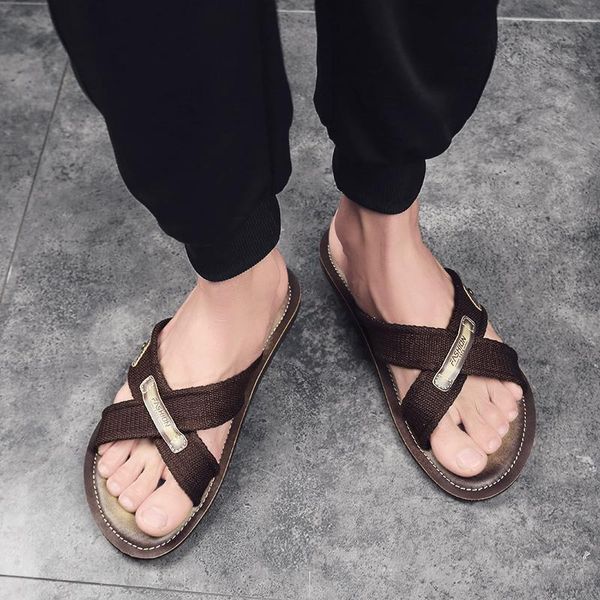 slippers trekking sandals man summer men beach sandles for mens hollow men's sports sport flip flops rubber, Black
slippers trekking sandals man summer men beach sandles for mens hollow men's sports sport flip flops rubber, Black