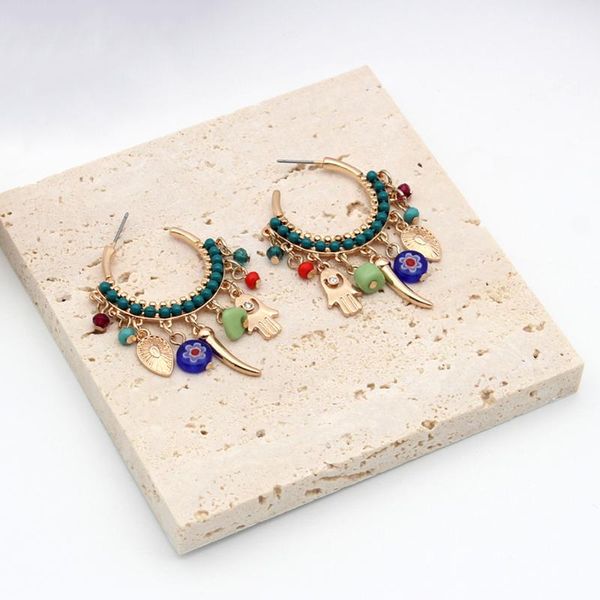 bohemian earrings 2021 vacation items tide female women hanging jewelry tassel drop ear colorful summer beach circle 202147 hoop & huggie, Golden;silver
bohemian earrings 2021 vacation items tide female women hanging jewelry tassel drop ear colorful summer beach circle 202147 hoop & huggie, Golden;silver