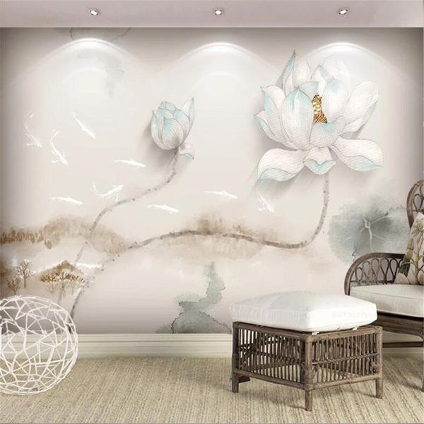 wallpapers milofi custom 3d decorative mural wallpaper chinese style simple and elegant ink painting lotus nine fish background wall
wallpapers milofi custom 3d decorative mural wallpaper chinese style simple and elegant ink painting lotus nine fish background wall