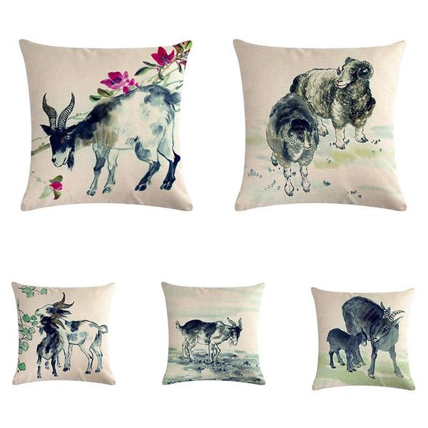 45cm*45cm chinese oil painting animals goat linen/cotton pillow covers sofa case cushion cover decorative pillows zy377 cushion/decorative
45cm*45cm chinese oil painting animals goat linen/cotton pillow covers sofa case cushion cover decorative pillows zy377 cushion/decorative