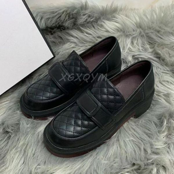 dress shoes runway thick sole women slip on platform loafers metal decor woman lazy ladies designer britain style, Black
dress shoes runway thick sole women slip on platform loafers metal decor woman lazy ladies designer britain style, Black