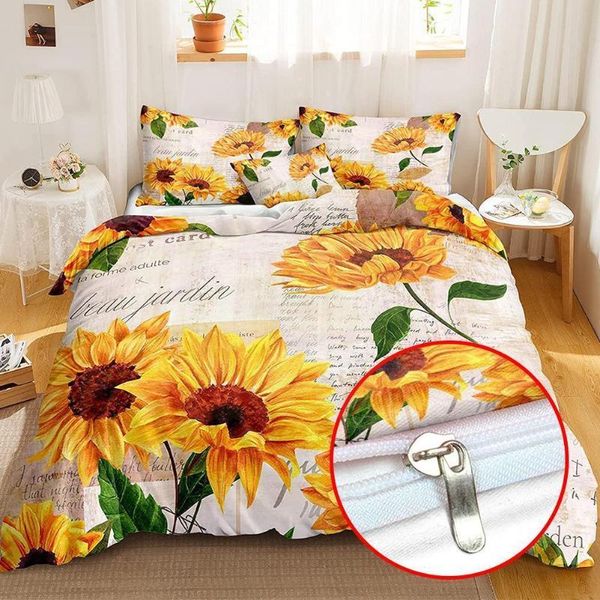 bedding sets 3 pieces/set of sunflower print pattern pastoral large american style bed textiles bedroom home double decoration s k4q8
bedding sets 3 pieces/set of sunflower print pattern pastoral large american style bed textiles bedroom home double decoration s k4q8