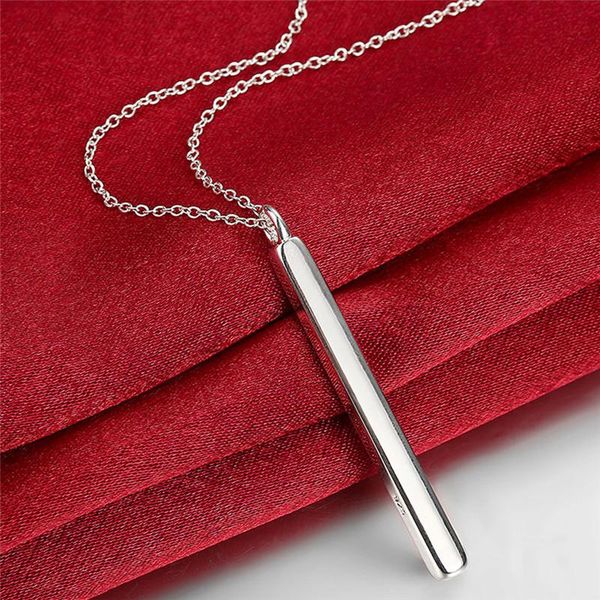 pendant necklaces style 925 sliver cylindrical necklace fashion jewelry for women&girls daily party accessories anniversary gift, Silver
pendant necklaces style 925 sliver cylindrical necklace fashion jewelry for women&girls daily party accessories anniversary gift, Silver