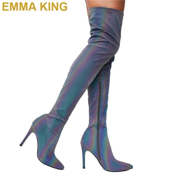 boots rainbow thigh high women stilettos over the knee stretch runway party heels shoes lady zip big size, Black
boots rainbow thigh high women stilettos over the knee stretch runway party heels shoes lady zip big size, Black