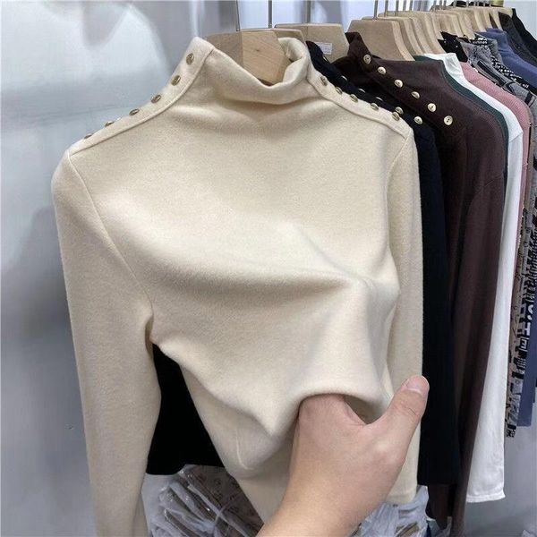 tileewon young ladies half- turtleneck add wool full sleeve baseshirt solid color sheath spring autumn inner cloth women's blouses & sh, White
tileewon young ladies half- turtleneck add wool full sleeve baseshirt solid color sheath spring autumn inner cloth women's blouses & sh, White