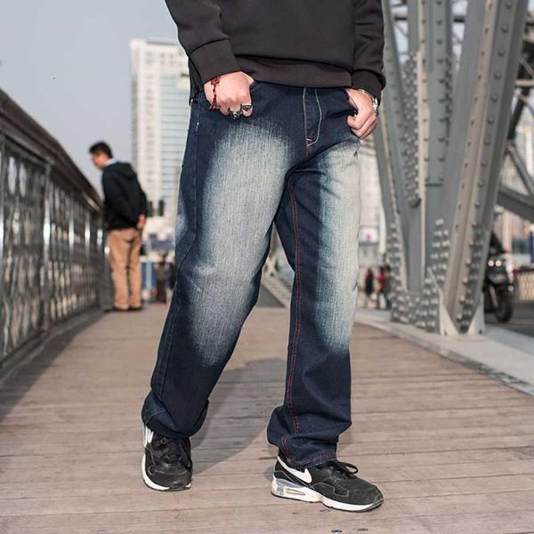 trendy plus size hiphop casual denim pants loose baggy straight trousers streetwear jeans men clothing, Blue
trendy plus size hiphop casual denim pants loose baggy straight trousers streetwear jeans men clothing, Blue