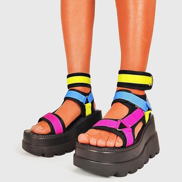 fashion cool gothic style brand women's sandals 2021 summer high heels wedges women casual platform shoes big size, Black
fashion cool gothic style brand women's sandals 2021 summer high heels wedges women casual platform shoes big size, Black