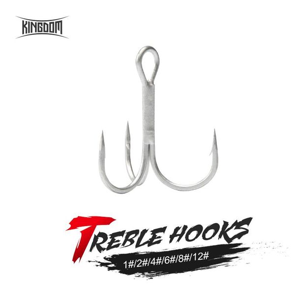 fishing hooks kingdom high carbon steel treble 1# 2# 4# 6# 8# 10# 12# bait carp tackles accessories jig sea hook 6pcs/bag
fishing hooks kingdom high carbon steel treble 1# 2# 4# 6# 8# 10# 12# bait carp tackles accessories jig sea hook 6pcs/bag
