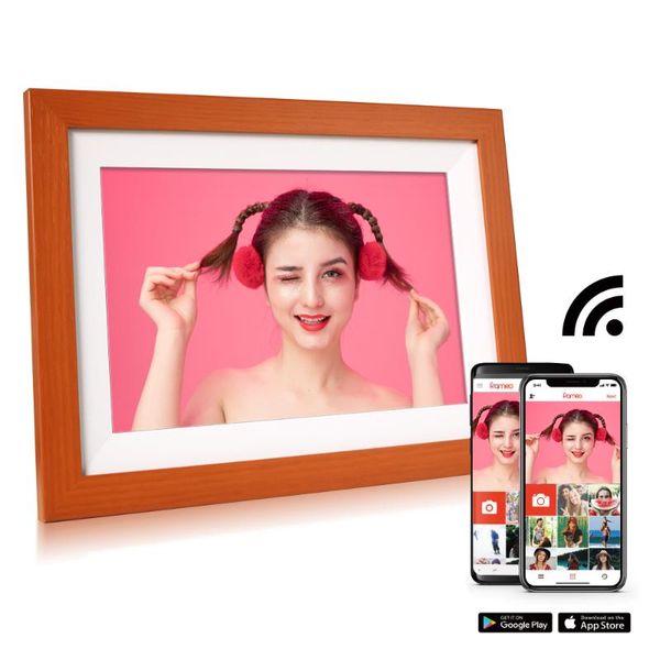 digital po frames po 10.1 inch wifi frame with ips hd display 1280x800, share picture video via app, touch screen as gifts
digital po frames po 10.1 inch wifi frame with ips hd display 1280x800, share picture video via app, touch screen as gifts