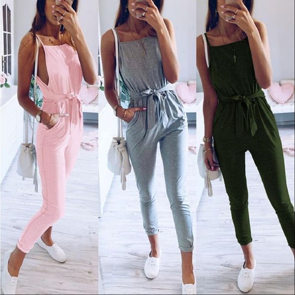 women romper summer casual jumpsuit for sling backless with sashes long pants jumpsuits female fashion solid pocket, Black;white
women romper summer casual jumpsuit for sling backless with sashes long pants jumpsuits female fashion solid pocket, Black;white