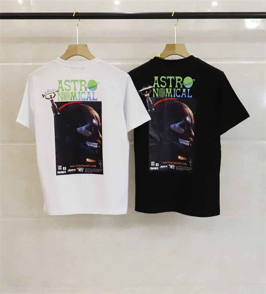 2021 summer new mens designer t shirts and women european and american tidal travis scott fortress night trend short-sleeved t-shirts, White;black
2021 summer new mens designer t shirts and women european and american tidal travis scott fortress night trend short-sleeved t-shirts, White;black