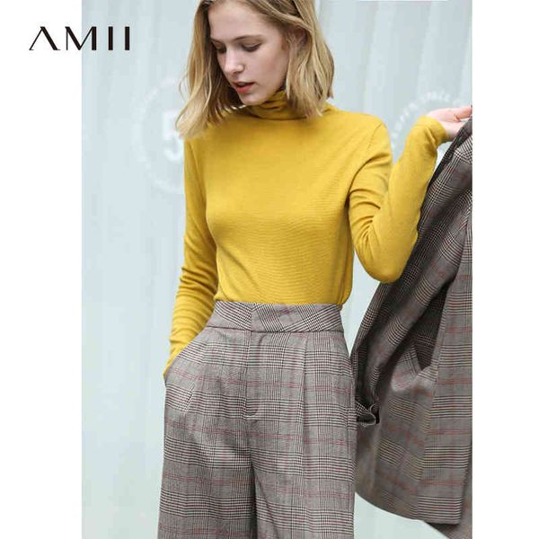 amii minimalism autumn winter womens sweater causal solid basic turtleneck sweaters for women womens sweater 12021216, White;black
amii minimalism autumn winter womens sweater causal solid basic turtleneck sweaters for women womens sweater 12021216, White;black