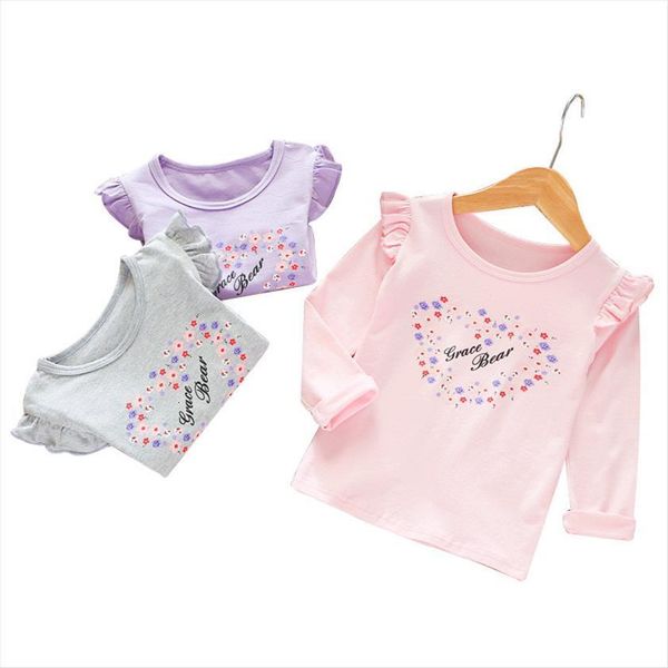 100% cotton girls t shirt fashion love print long sleeve baby bottoming for children clothes spring girl, Blue
100% cotton girls t shirt fashion love print long sleeve baby bottoming for children clothes spring girl, Blue