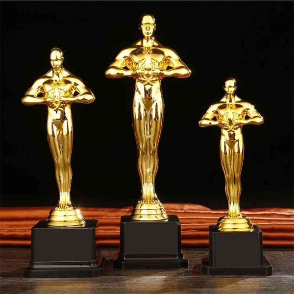 custom oscar trophy gold-plated small gold statue team sports competition craft souvenir party celebration gift 19/22/26cm
custom oscar trophy gold-plated small gold statue team sports competition craft souvenir party celebration gift 19/22/26cm