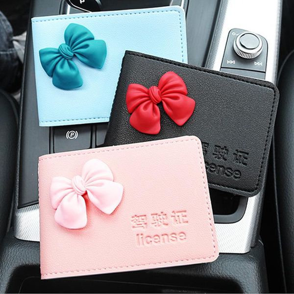 card holders driver's license cover business id holder pu leather wallet case bowknot protective for women girls 2021, Brown;gray
card holders driver's license cover business id holder pu leather wallet case bowknot protective for women girls 2021, Brown;gray