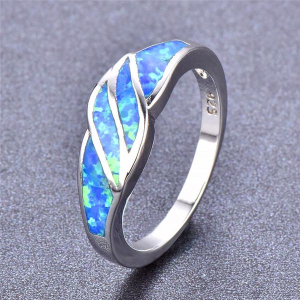 wedding rings cute female blue fire opal stone ring unique silver color finger promise engagement for women, Slivery;golden
wedding rings cute female blue fire opal stone ring unique silver color finger promise engagement for women, Slivery;golden