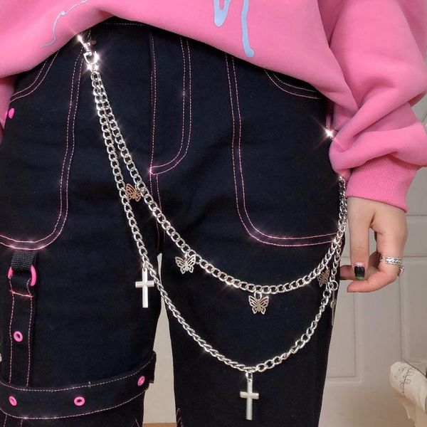 keychains multi-layer hollow butterfly cross phants zipper chain necklace disco cool earth hip hop, Silver
keychains multi-layer hollow butterfly cross phants zipper chain necklace disco cool earth hip hop, Silver