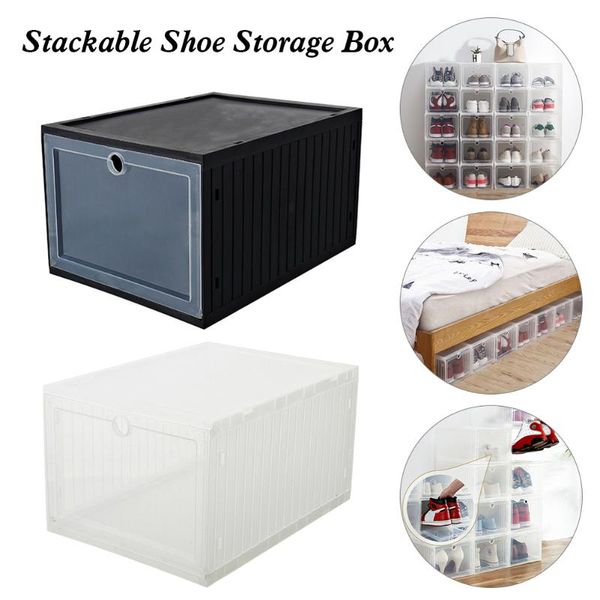 1pcs stackable shoe storage box clear plastic organizer drawer type sneaker shoes container wholesale ship drawers
1pcs stackable shoe storage box clear plastic organizer drawer type sneaker shoes container wholesale ship drawers