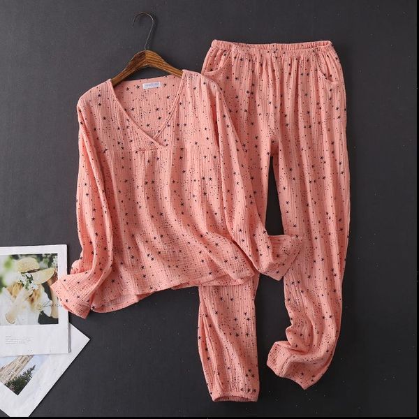 cotton pajamas sets v neck women sleepwear harajuku nightwear set star pyjamas soft female trousers, Black;red
cotton pajamas sets v neck women sleepwear harajuku nightwear set star pyjamas soft female trousers, Black;red