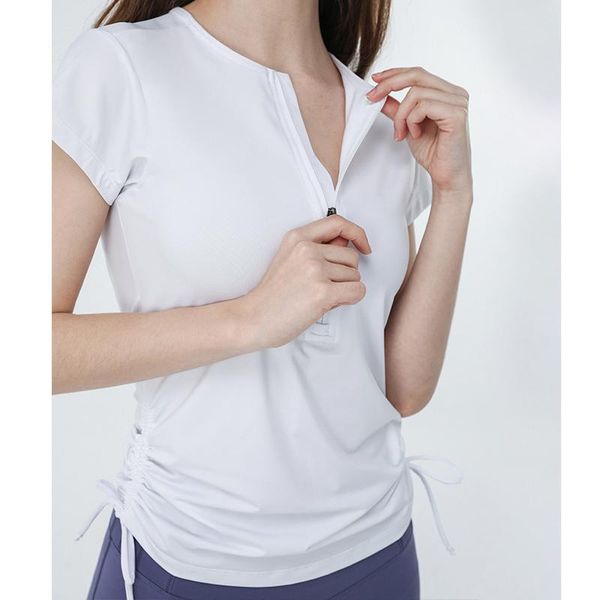 zipper gym clothing yoga crop sport t shirt sports running tshirt workout tank seamless fitness drawstring women shirts outfit
zipper gym clothing yoga crop sport t shirt sports running tshirt workout tank seamless fitness drawstring women shirts outfit