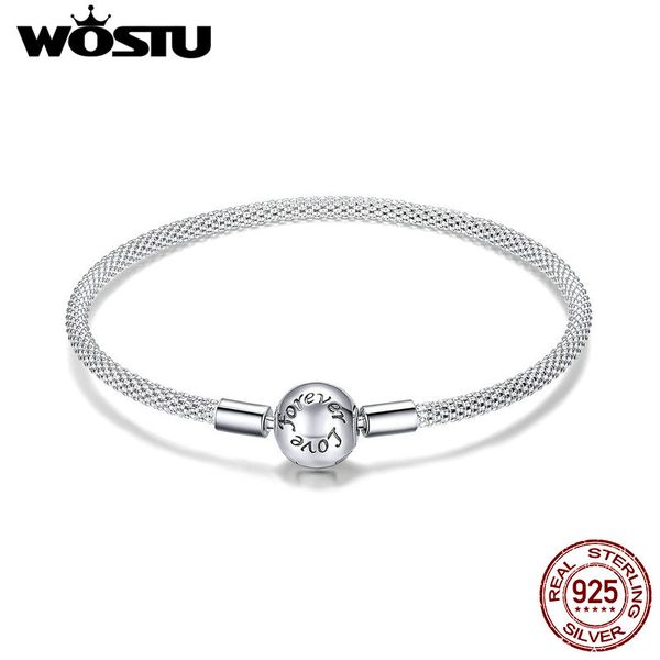wostu real 925 sterling silver forever love bracelet for women fit original brand diy beads charm jewelry cqb105, Golden;silver
wostu real 925 sterling silver forever love bracelet for women fit original brand diy beads charm jewelry cqb105, Golden;silver