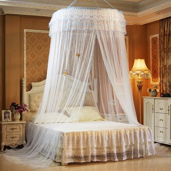 mosquito net heighten encryption round hanging lace princess wind bed mantle landing anti-mosquito tent decoration in summer
mosquito net heighten encryption round hanging lace princess wind bed mantle landing anti-mosquito tent decoration in summer