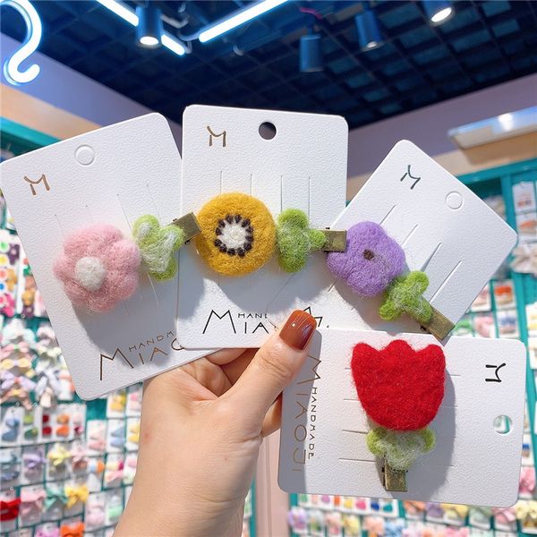 autumn and winter children's fashion duckbill clip headdress korean sweet girl princess cute colorful wool felt flower hairpin, Slivery;white
autumn and winter children's fashion duckbill clip headdress korean sweet girl princess cute colorful wool felt flower hairpin, Slivery;white