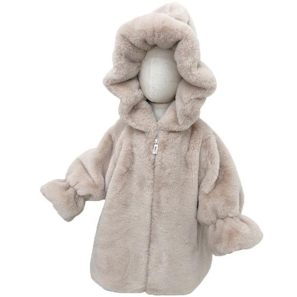jackets mila chou 2021 winter baby girls thicken faux fur jacket children mid-length beige hooded coat kids overcoat clothes, Blue;gray
jackets mila chou 2021 winter baby girls thicken faux fur jacket children mid-length beige hooded coat kids overcoat clothes, Blue;gray