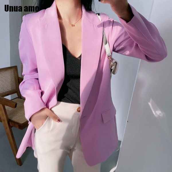 unua amo office blazer women purple suit jacket autumn 2021 stylish casual loose long sleeve single button blazers women's suits &, White;black
unua amo office blazer women purple suit jacket autumn 2021 stylish casual loose long sleeve single button blazers women's suits &, White;black