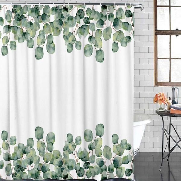 tropical plants eucalyptus leaves shower curtain polyester fabric waterproof curtains modern bathroom
tropical plants eucalyptus leaves shower curtain polyester fabric waterproof curtains modern bathroom