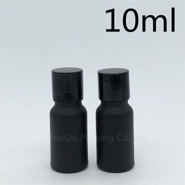 storage bottles & jars 200pcs/lot 10ml black frosted glass bottle vials essential oil with screw cap 10cc perfume
storage bottles & jars 200pcs/lot 10ml black frosted glass bottle vials essential oil with screw cap 10cc perfume