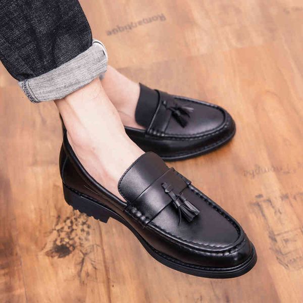 dress shoes men leather shoes slip on male fats pointed toe luxury business tassel outdoor breathable black loafers moccasins v0rb
dress shoes men leather shoes slip on male fats pointed toe luxury business tassel outdoor breathable black loafers moccasins v0rb