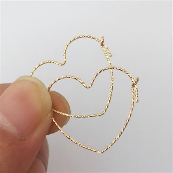 hoop & huggie 14k gold filled heart shaped earrings jewelry brincos pendientes oorbellen boho women, Golden;silver
hoop & huggie 14k gold filled heart shaped earrings jewelry brincos pendientes oorbellen boho women, Golden;silver