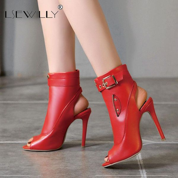 lsewilly summer boots sandals women zipper thin high heels party shoes buckle peep toe lady red 2021 plus size 50, Black
lsewilly summer boots sandals women zipper thin high heels party shoes buckle peep toe lady red 2021 plus size 50, Black