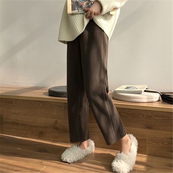 hong kong style chic corduroy pants womens autumn and winter loose korean style ins straight slimming high waist all-matching c, Black;white
hong kong style chic corduroy pants womens autumn and winter loose korean style ins straight slimming high waist all-matching c, Black;white