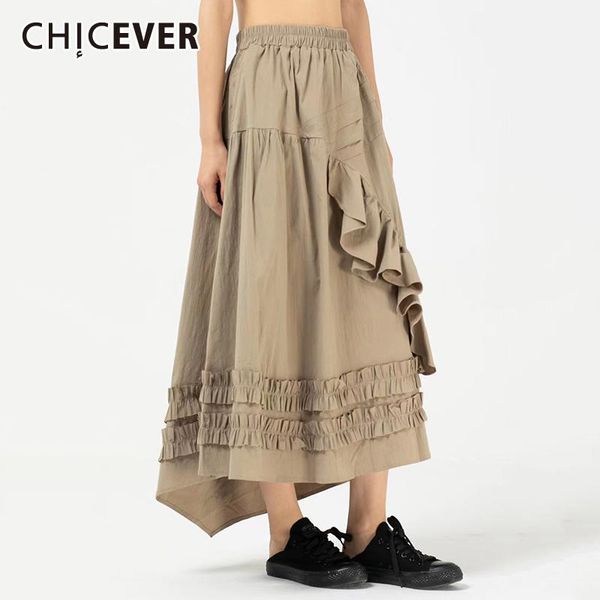 skirts chicever khaki skirt for women high waist loose patchwork ruffles designer a line streetwear mid female 2021 clothes tide, Black
skirts chicever khaki skirt for women high waist loose patchwork ruffles designer a line streetwear mid female 2021 clothes tide, Black
