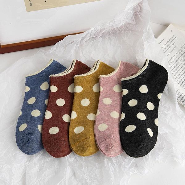 women cute dot cotton socks 2021 spring summer girl big print ankle casual boat harajuku retro short & hosiery, Black;white
women cute dot cotton socks 2021 spring summer girl big print ankle casual boat harajuku retro short & hosiery, Black;white