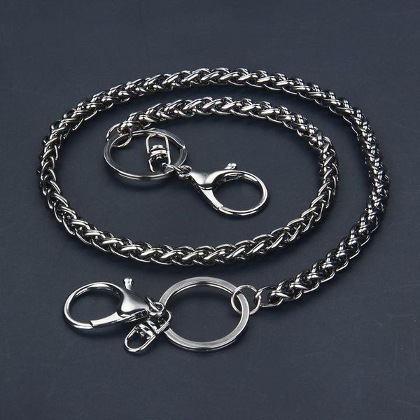 belts metal wallet belt waist chain 40cm key chains trousers hipster pants hip hop rock goth punk street keyring anti-lost keychain, Black;brown
belts metal wallet belt waist chain 40cm key chains trousers hipster pants hip hop rock goth punk street keyring anti-lost keychain, Black;brown