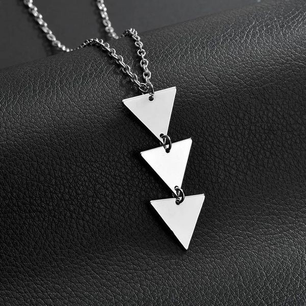 pendant necklaces fashion women gold chain choker triangle long necklace jewelry female women's, Silver
pendant necklaces fashion women gold chain choker triangle long necklace jewelry female women's, Silver