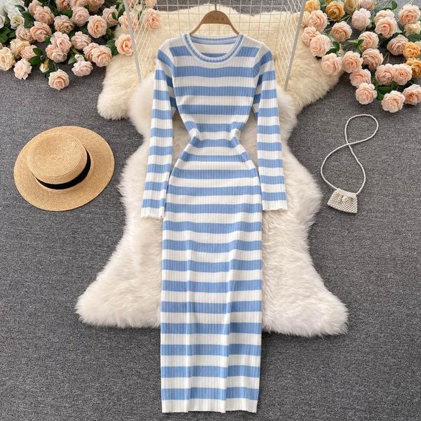 casual dresses singreiny women retro stripe knitted dress long sleeve o neck elastic slim pencil autumn winter bodycon sweater, Black;gray
casual dresses singreiny women retro stripe knitted dress long sleeve o neck elastic slim pencil autumn winter bodycon sweater, Black;gray
