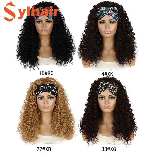 synthetic wigs sylhair afro kinky curly hair wig silk headband for women black daily cosplay
synthetic wigs sylhair afro kinky curly hair wig silk headband for women black daily cosplay