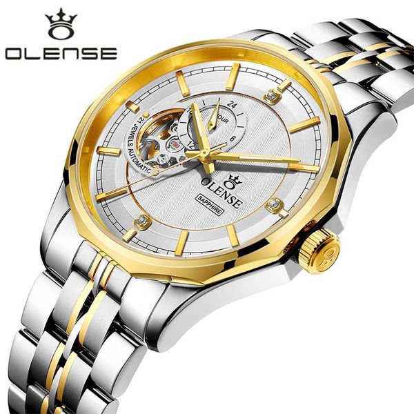 wristwatches mens automatic mechanical watches stainless steel high-end men waterproof business watch reloj, Slivery;brown
wristwatches mens automatic mechanical watches stainless steel high-end men waterproof business watch reloj, Slivery;brown