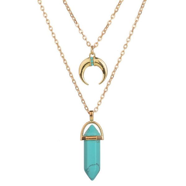 pendant necklaces double-layer stone moon glass rhombus geometric necklace for women long chain link girl party jewelry 21inch, Silver
pendant necklaces double-layer stone moon glass rhombus geometric necklace for women long chain link girl party jewelry 21inch, Silver