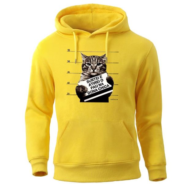 men's hoodies & sweatshirts pullover cat surtei e atirei o pau na dona china man's sweatshirt autumn winter crewneck streetwear tr, Black
men's hoodies & sweatshirts pullover cat surtei e atirei o pau na dona china man's sweatshirt autumn winter crewneck streetwear tr, Black