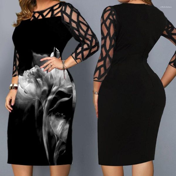 Casual Sexy Chinese Style Flora Printed Mesh Panelled Long Sleeved Crew Neck Dresses Womens Fashion Designer Dresses Women Dresses Autumn, Black
Casual Sexy Chinese Style Flora Printed Mesh Panelled Long Sleeved Crew Neck Dresses Womens Fashion Designer Dresses Women Dresses Autumn, Black