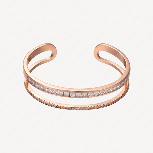 2021 new diamond cuff bracelets for women 18k rose gold plated bracelet love bangle woman fashion lover christmas accessories with jewelry p, White
2021 new diamond cuff bracelets for women 18k rose gold plated bracelet love bangle woman fashion lover christmas accessories with jewelry p, White